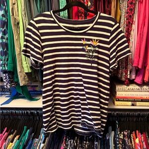 J. Crew. Embroidered Collector Tee.